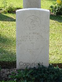 Salonika (Lembet Road) Military Cemetery - Webb, A E